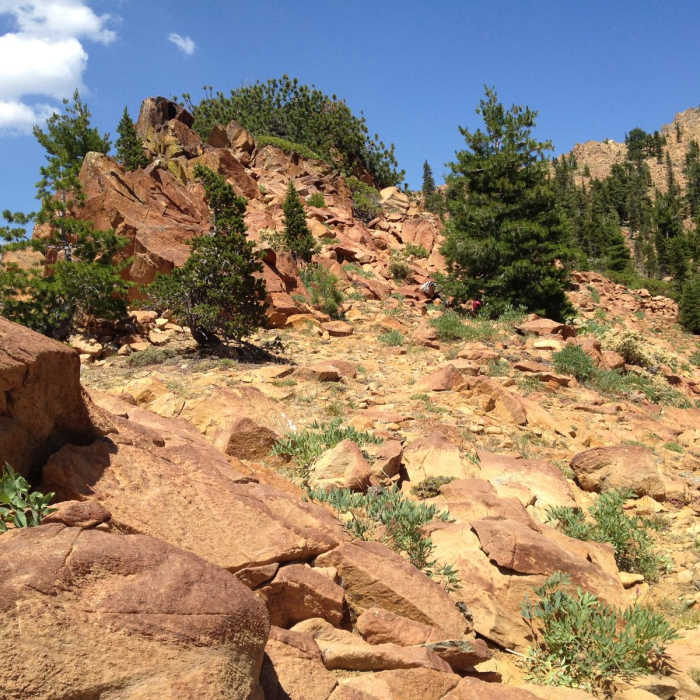 Near Stonewall Pass + Echo Lake