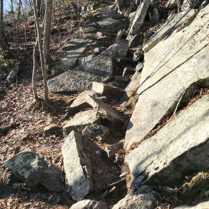 Near Dragon's Tooth via the Appalachian Trail