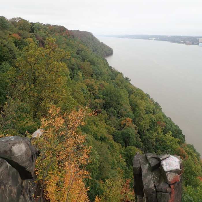 Near Palisades Interstate Park via the George Washington Bridge