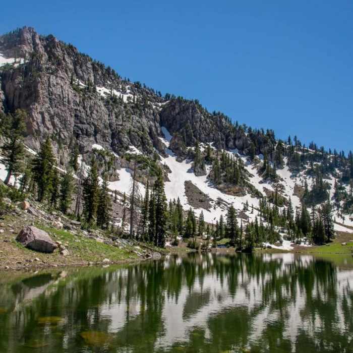 Near High Creek Lake and Canyon