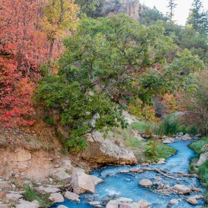Near Fifth Water Hot Springs