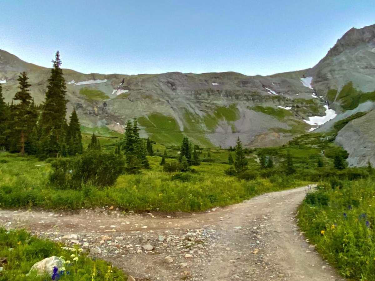 Old mine roads off of Imogene Pass Rd photo 6