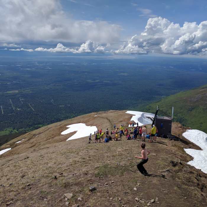 Near Government Peak Climb
