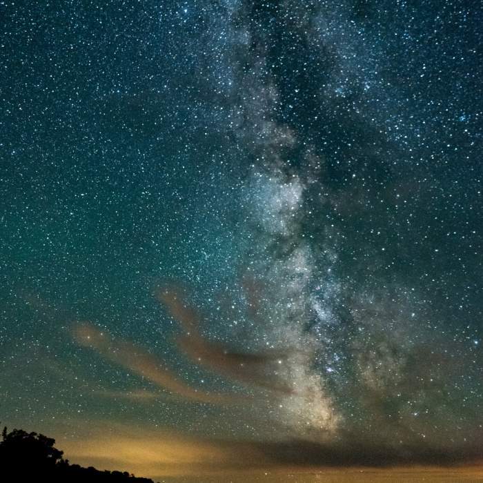 The Milky Way from the shore of Lake Michigan on North Manitou Island! Near Northern Loop