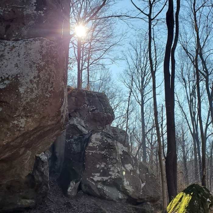 Rock outcrop Near German Ridge: Southern Half Hike