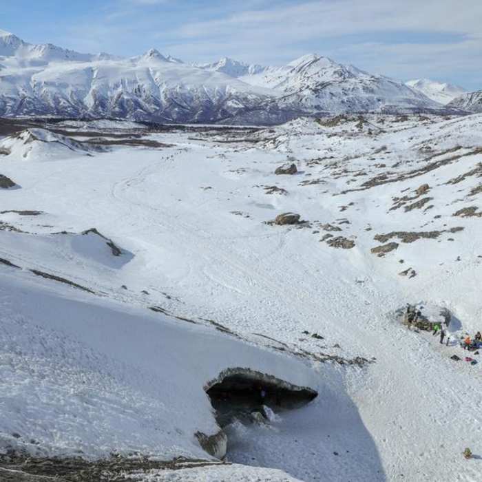 Near Castner Glacier Caves Near Castner Glacier Caves