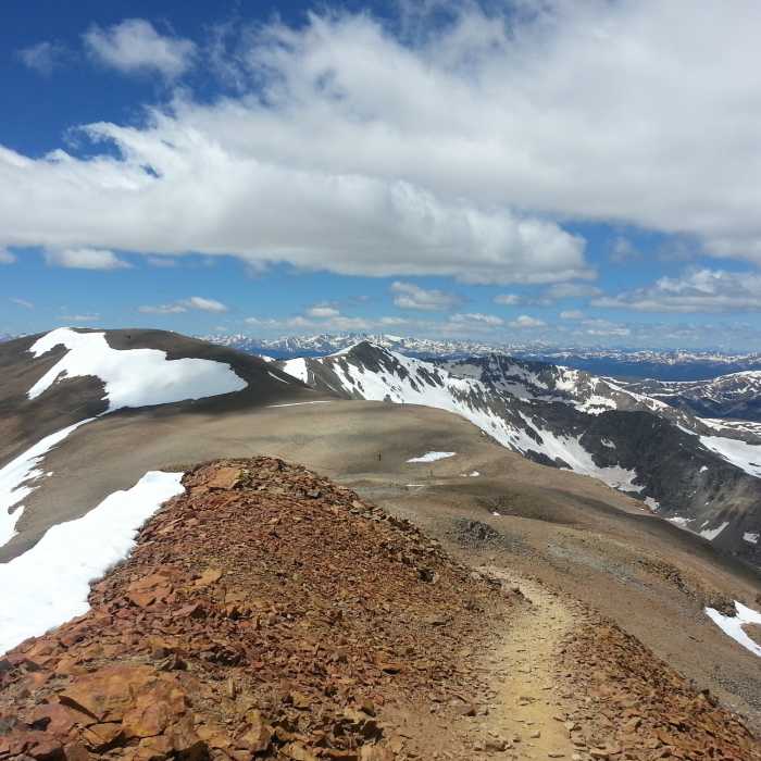 Mt Lincoln trail looking at Mt Cameron, Colorado Near Mount Lincoln