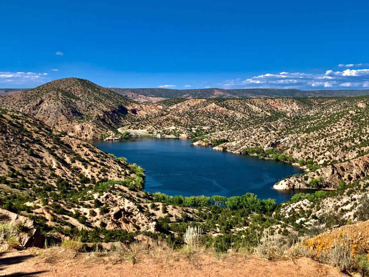 Santa Cruz Lake Overlook Campground trail photo