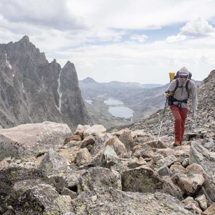 Near Bonney Pass via Titcomb Basin