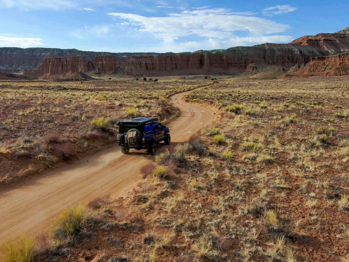 Northern Cathedral Valley Road trail photo
