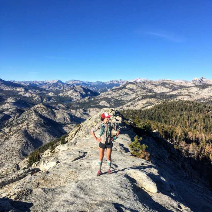 Near Clouds Rest Loop via John Muir Trail