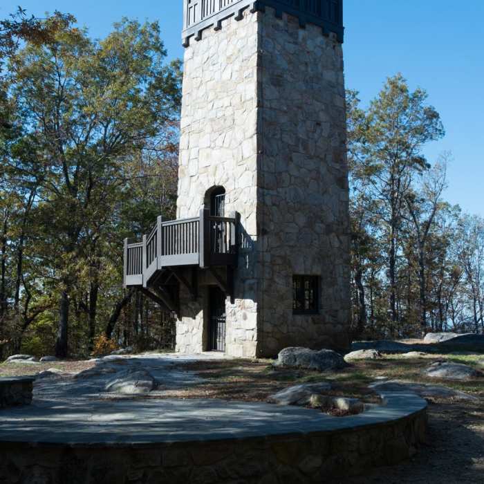 Near Stone Tower + West Overlook Trails
