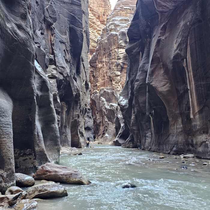 Near The Narrows - Wall Street to Big Springs Route