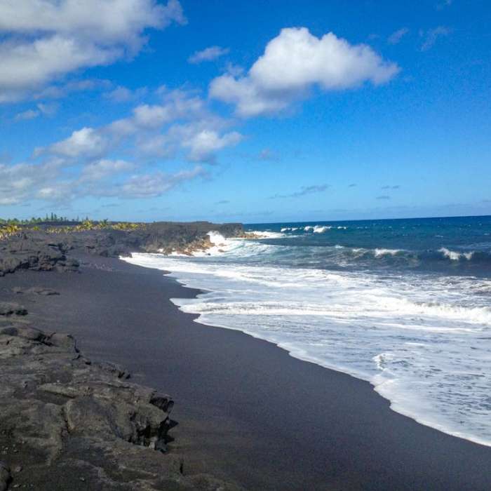 Near Kaimu Black Sand Beach Hike (New Beach) Near Kaimu Black Sand Beach Hike (New Beach)