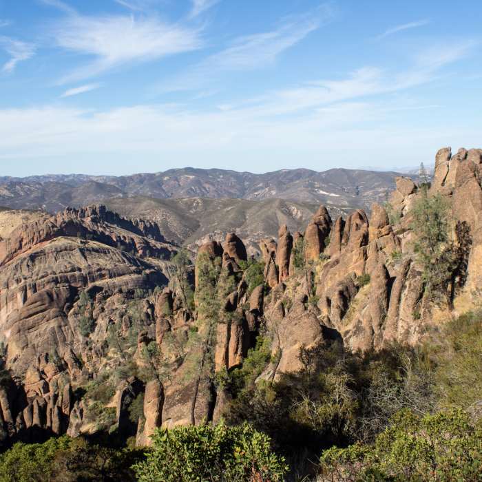 The heart of Pinnacles National Park Near Balconies and High Peaks Loop