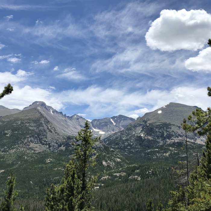 Near Flattop Mountain Trail
