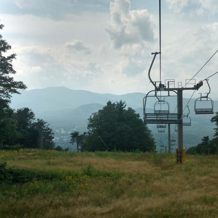 The Chairlift at Cranmore Mountain Near Cranmore Mountain Trail