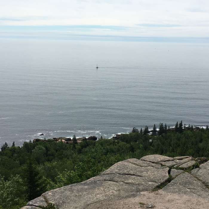 Acadia NP | Gorham Trail Summit Near Gorham Mountain Trail