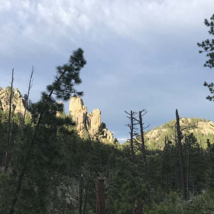 Sun breaking through the clouds. Near Centennial On Hell #89-HC