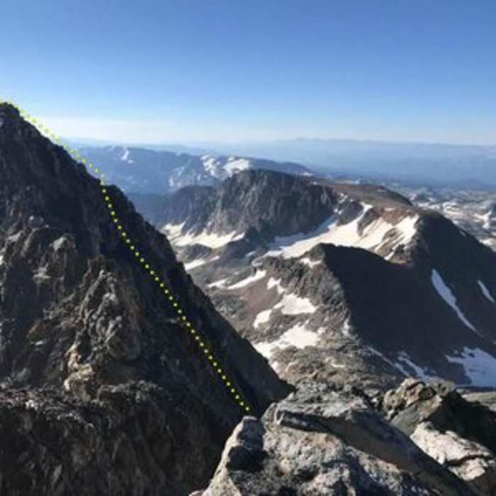 Near Granite Peak - Southwest Ramp Near Granite Peak - Southwest Ramp