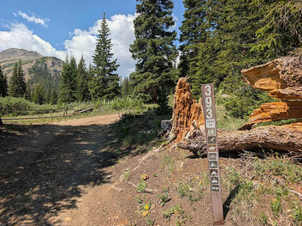 Peakaboo Gulch Road trail photo