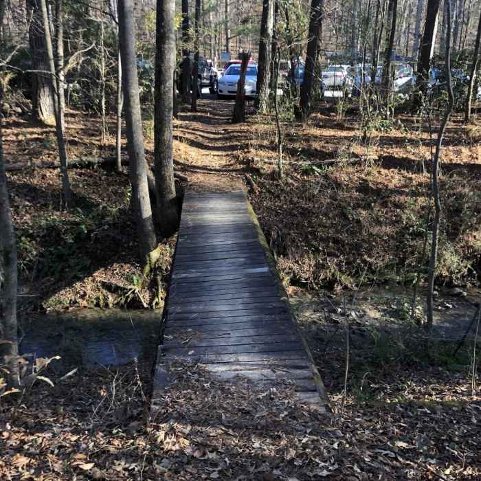 End of trail Near Oak Mountain 20 Miler