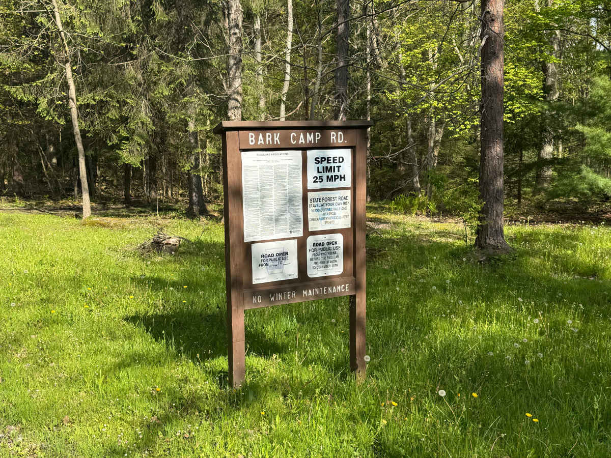 Bark Camp Road trail photo