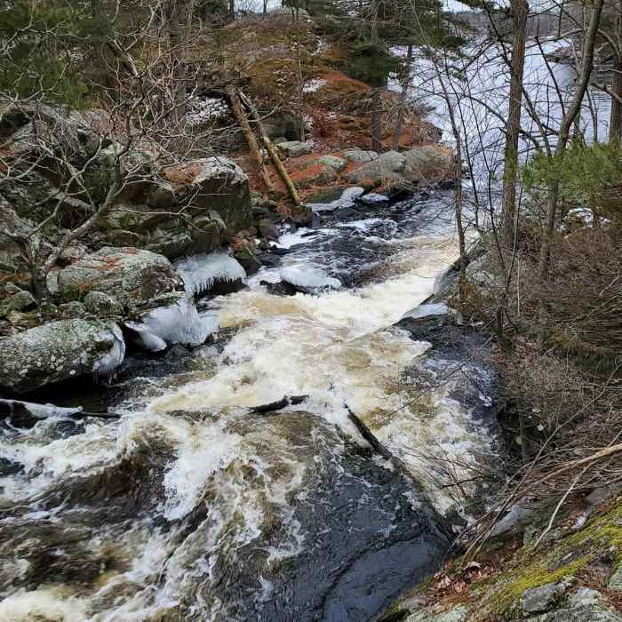 The Falls at Depot Lakes. Near Depot Lake Loop