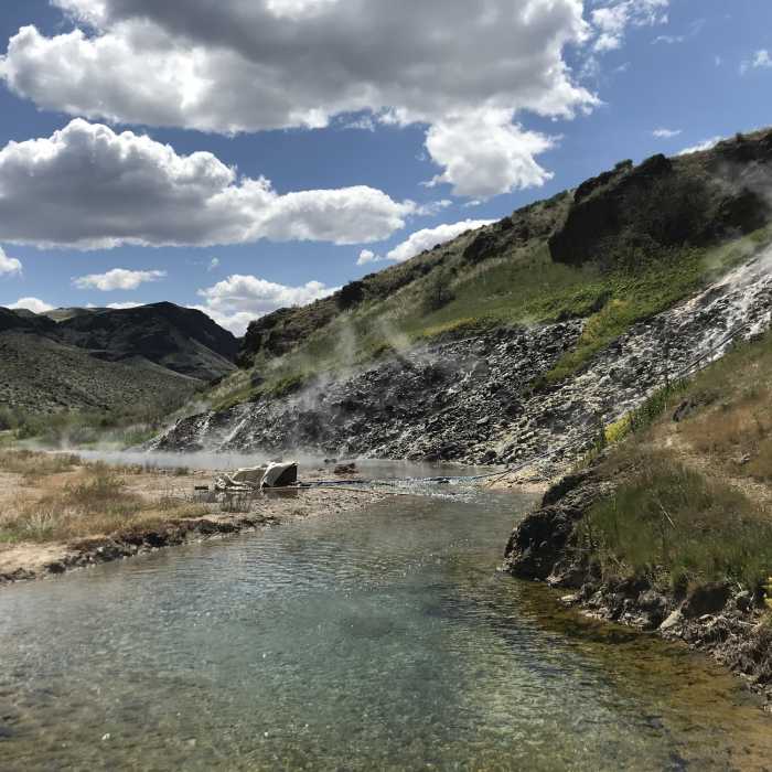 Near Bruneau Canyon Rim to Rim to Rim
