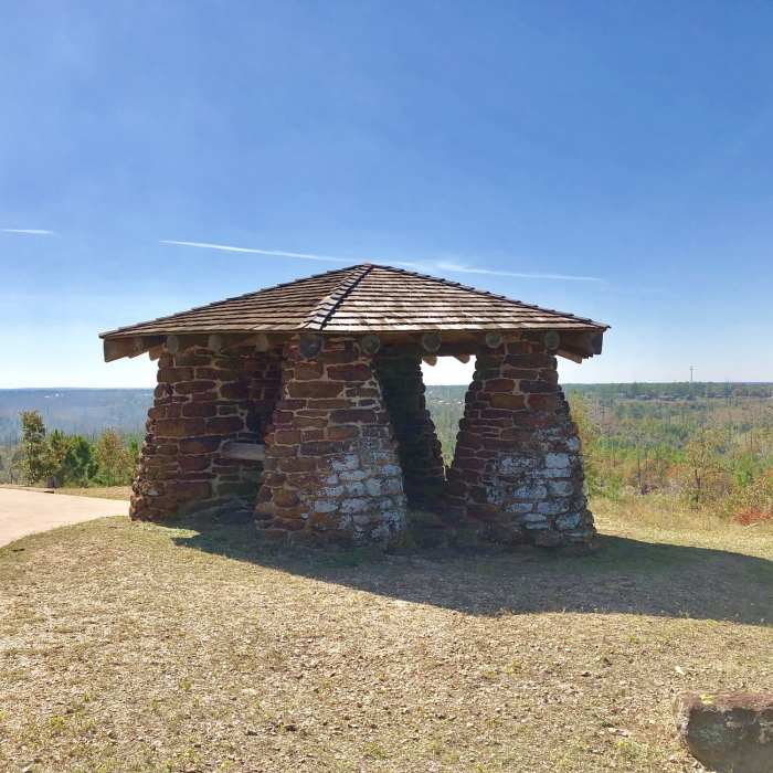 Historic Civilian Conservation Corp Overlook. Near Bastrop State Park: Scenic Overlook Trail & Lost Pines Loop