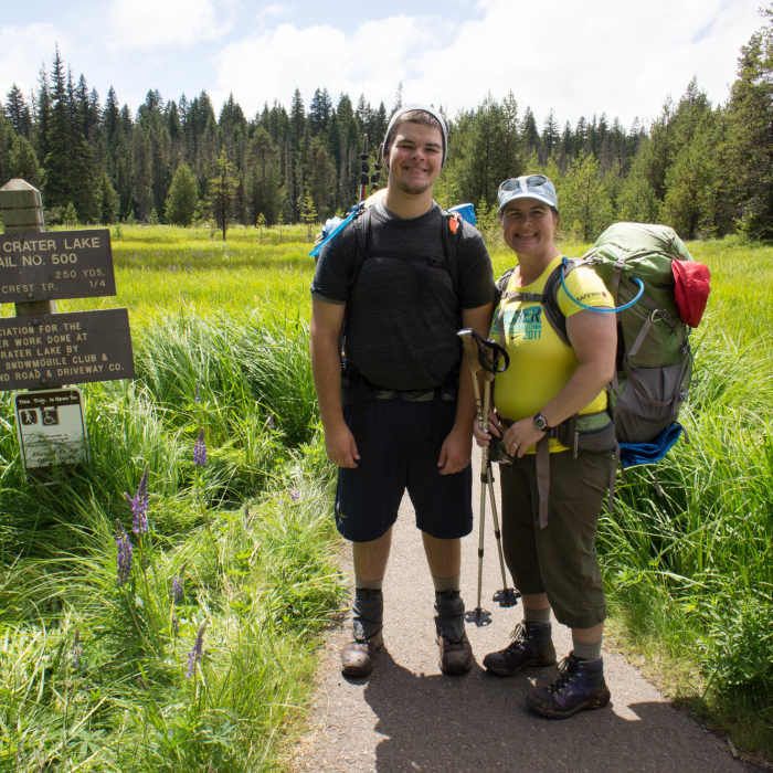 Near Little Crater Lake Trail #500