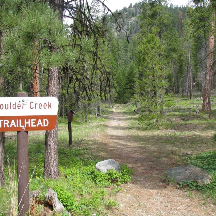 Near Boulder Creek Falls