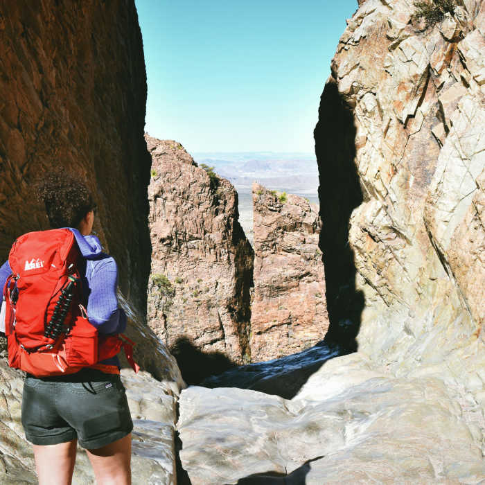 Overlook at "The Window" in Big Bend National Park Near Window Trail