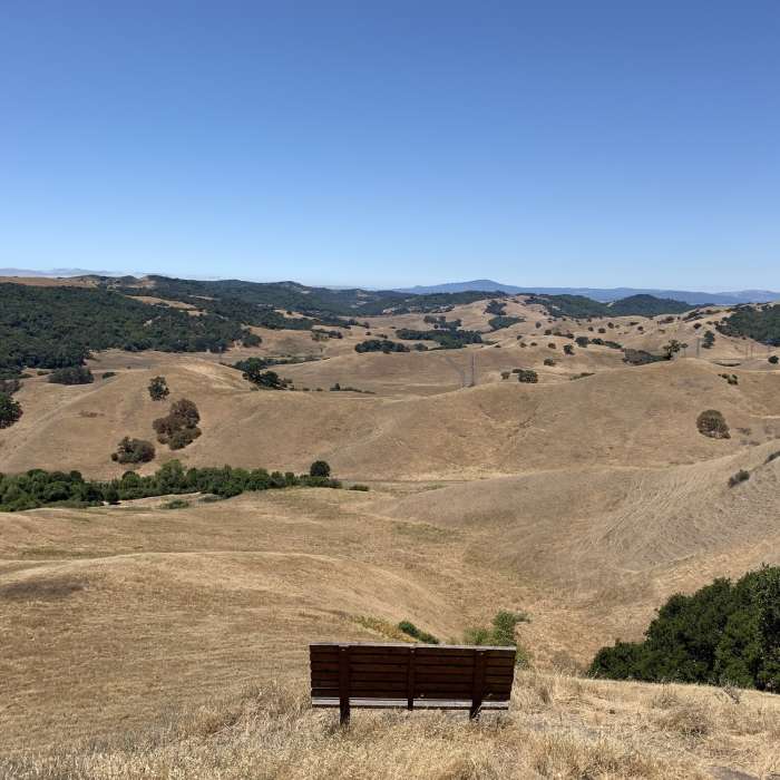 Near Bay Area Ridge Trail: Ridge Road and Trail