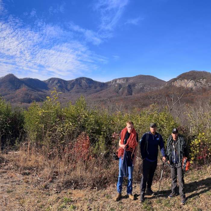 Near Rumbling Bald Loop Trail