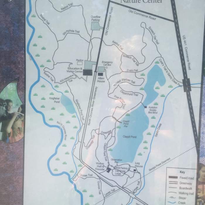 Sandy Creek Nature Center trail map Near Sandy Creek Nature Center Loop