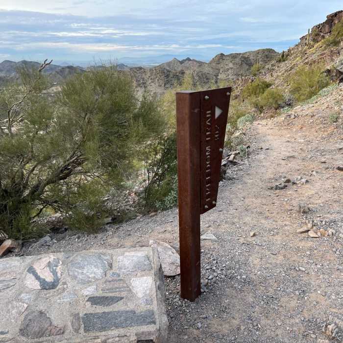 Near Piestewa Peak Freedom Trail