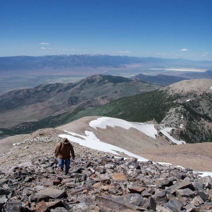 Near Wheeler Peak Summit Hike