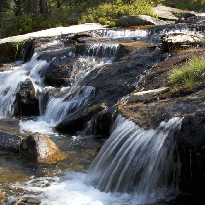 Near South Fork of the Payette River, Benedict, Rock Slide, Three-Island Lakes + Ingleborg Divide