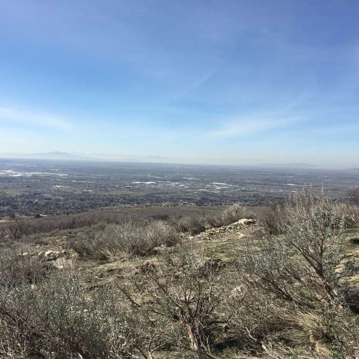 View toward the Great Salt Lake. Near BST: North Ogden