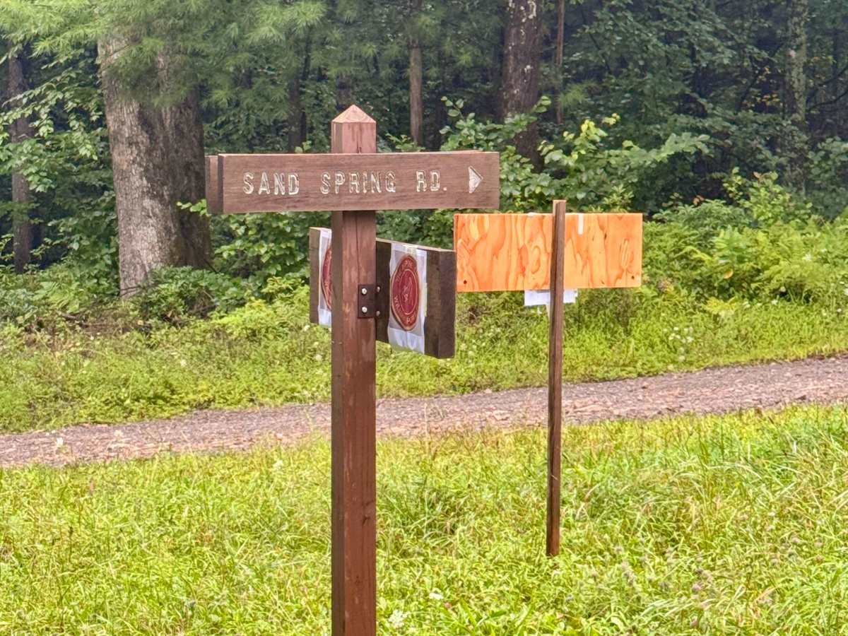 Sand Spring Road trail photo