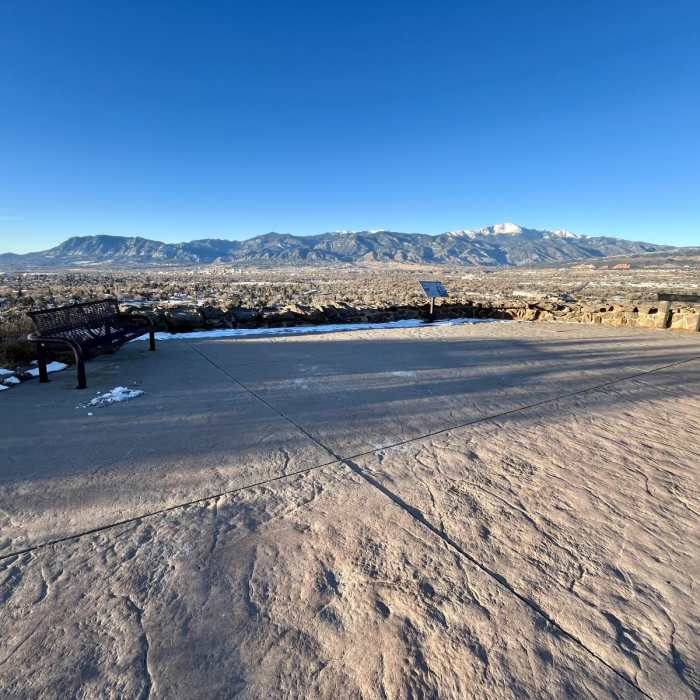 Near Sentinel Point via Grandview and Cheyenne Trail Loop