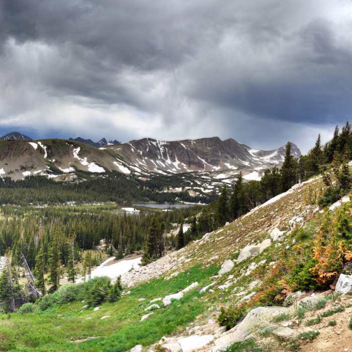 The view from Beaver Creek Trail. Near Beaver Creek Trail