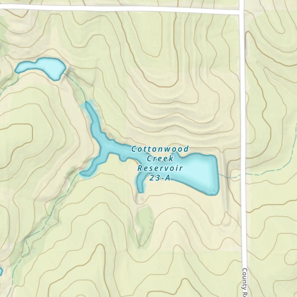 Cottonwood Creek Reservoir 23-A photo