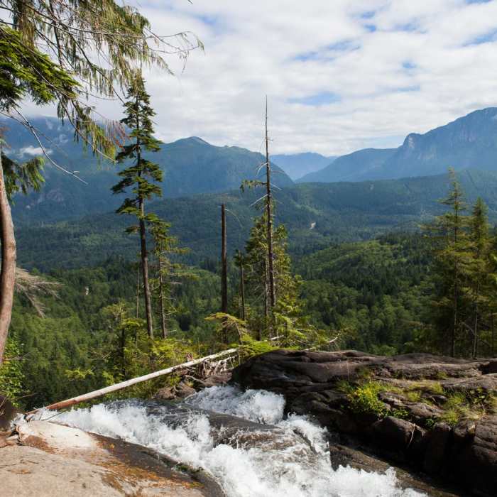 Near Bridal Veil Falls, Washington