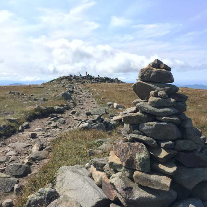 Summit in the distance. Near Mount Moosilauke via Benton Trail