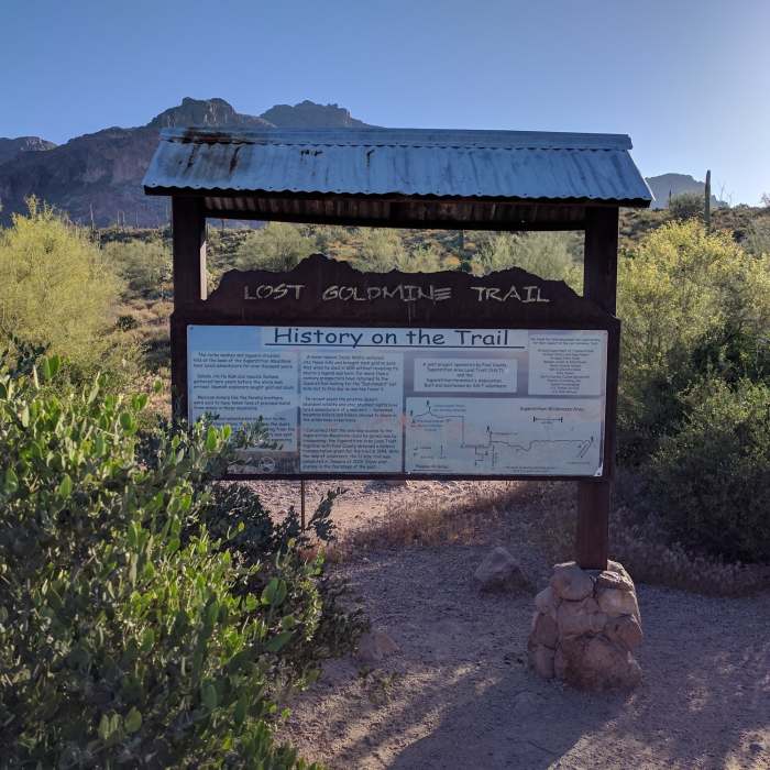 Near Lost Goldmine Trail: East