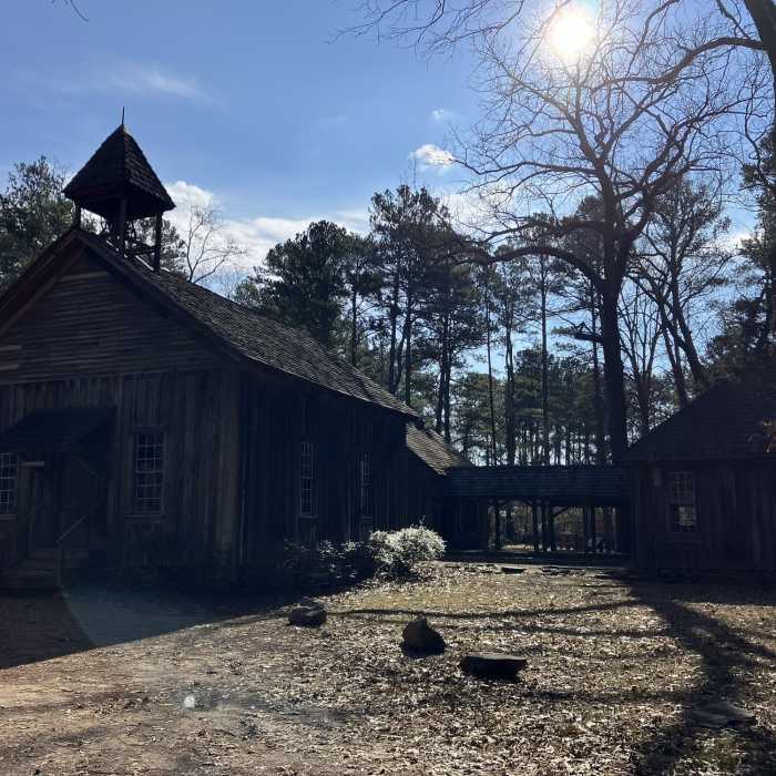 Possum Trot Church (c. 1850). Near Old Redmond Gap