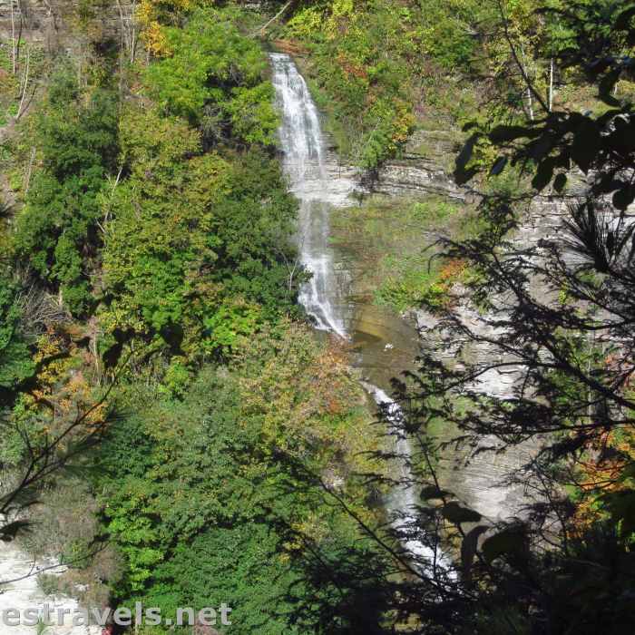 Deh-ga-ya-soh Falls from the Genesee Valley Greenway Near Letchworth State Park FLT Branch
