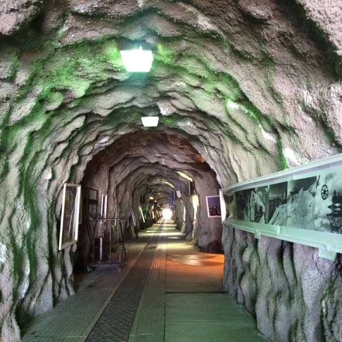 The course includes running through the tunnel from Mineral Basin. Near Peruvian Gulch Trail